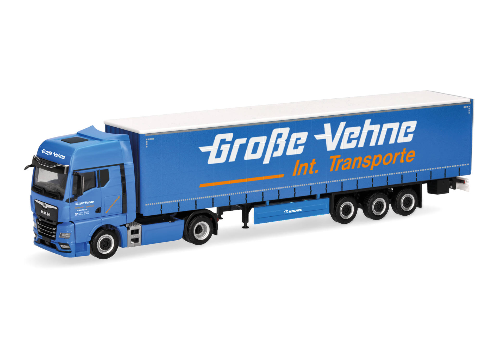 MAN TGX GX Gardinenplanen Sattelzug Große Vehne 319287