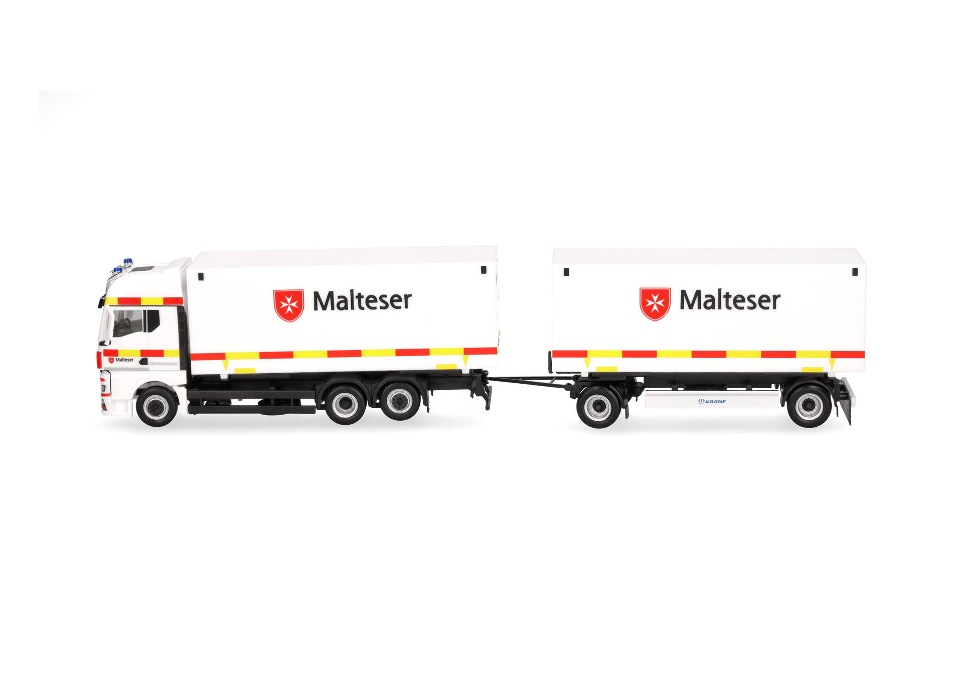 MAN TGX GX interchangeable box trailer truck "Malteser/Bad Reichenhall"