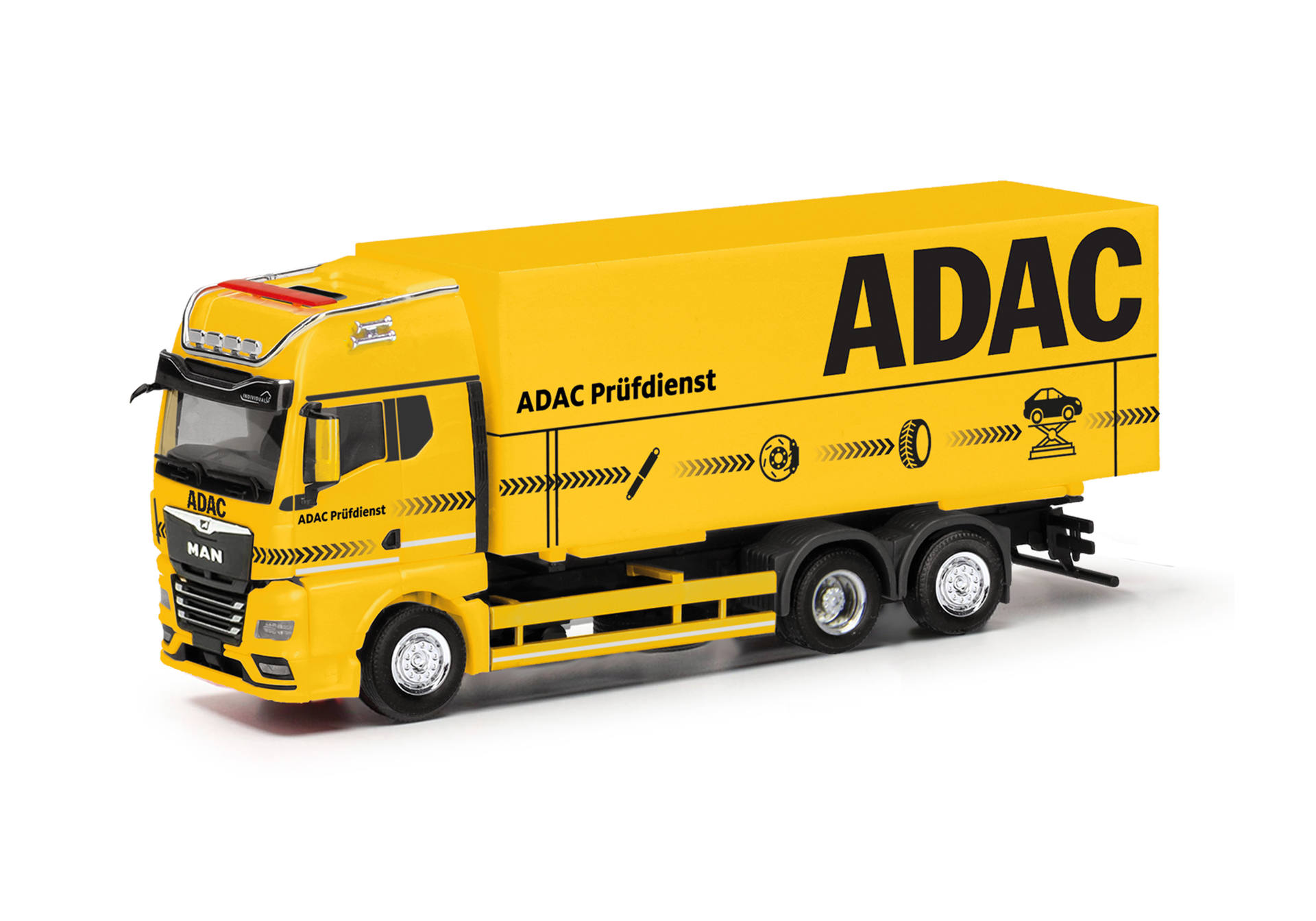 MAN TGX GX interchangeable box truck "ADAC testing service" (Bavaria/Munich)