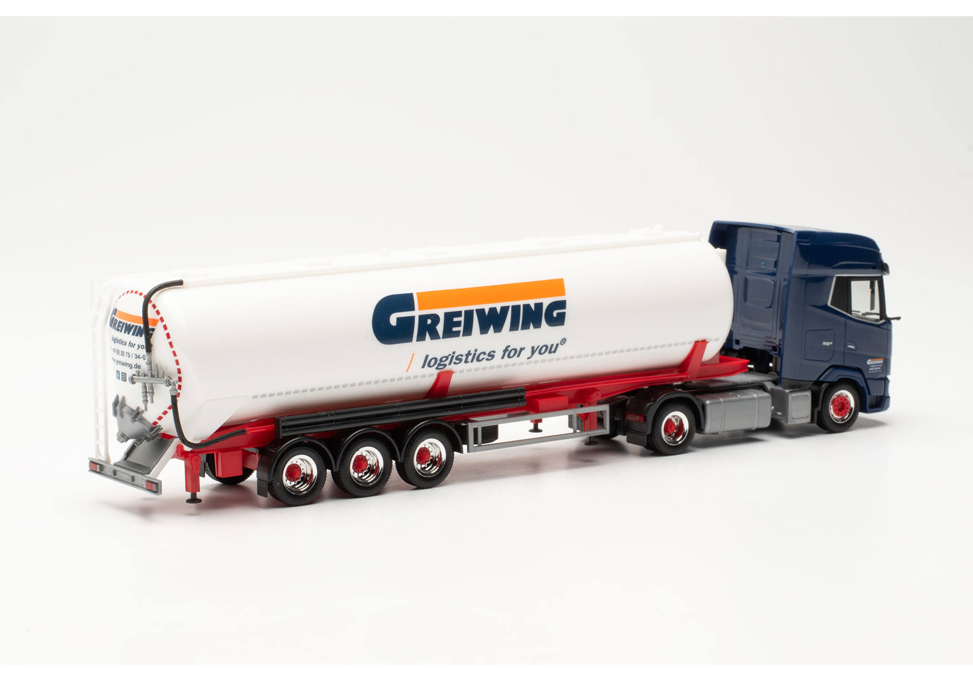 DAF XG Plus HD silo semitrailer truck Feldbinder 60m³ Non Food „Greiwing” 