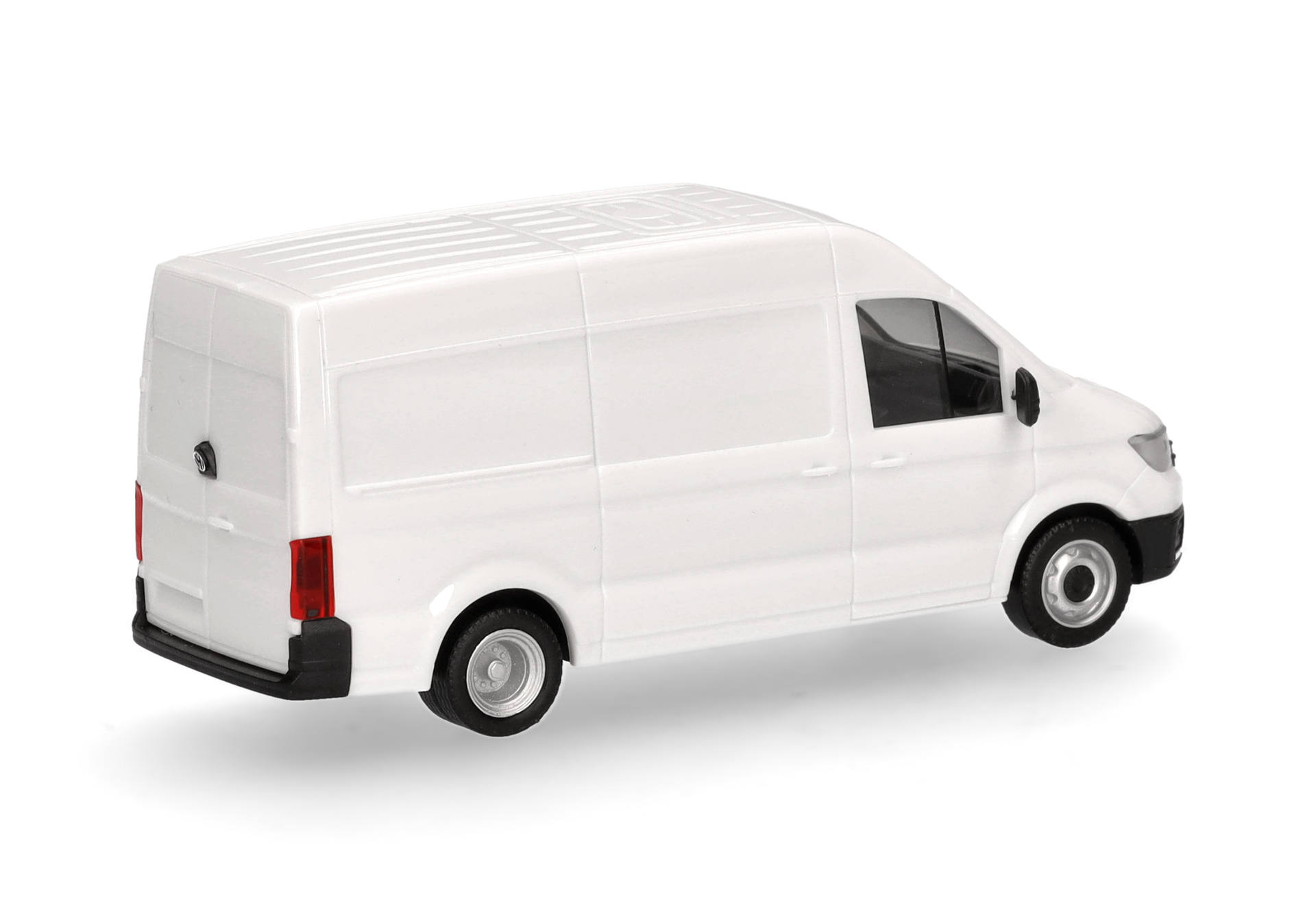 Herpa MiniKit: Volkswagen (VW) Crafter Kasten Hochdach mit Zwillingsantrieb, weiß