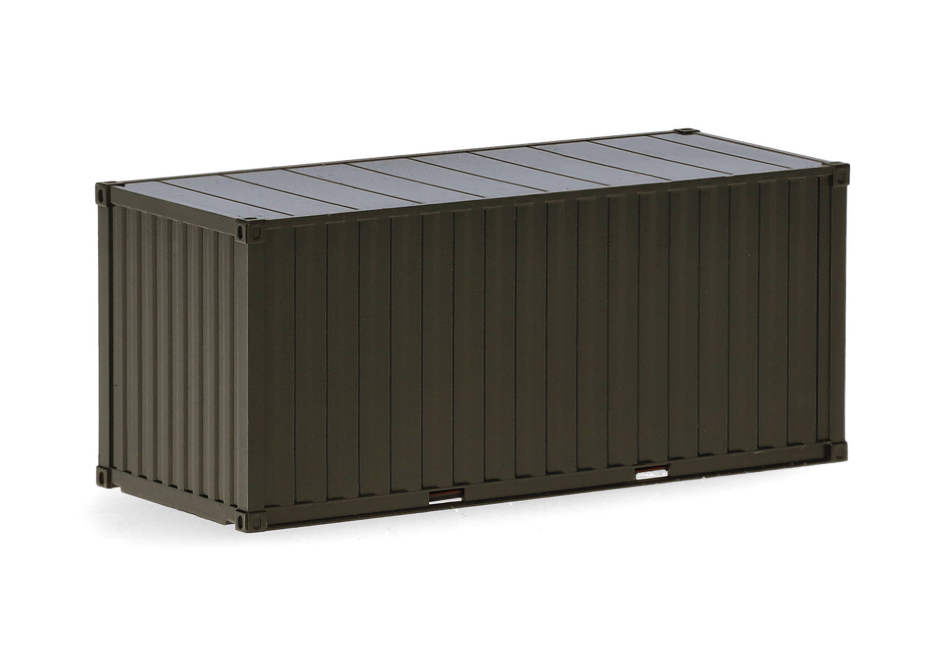 2x 20ft Container "Heer", brown grey (undecorated)