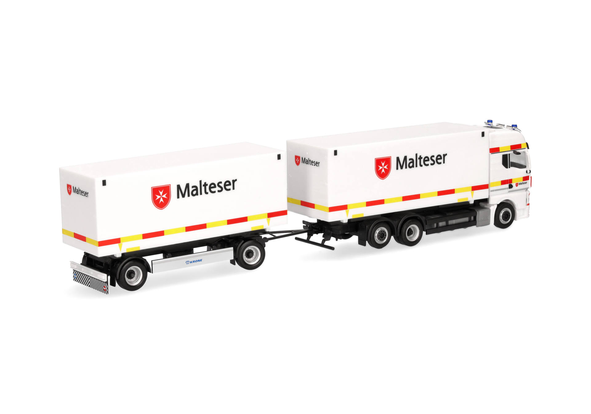 MAN TGX GX interchangeable box trailer truck "Malteser/Bad Reichenhall"