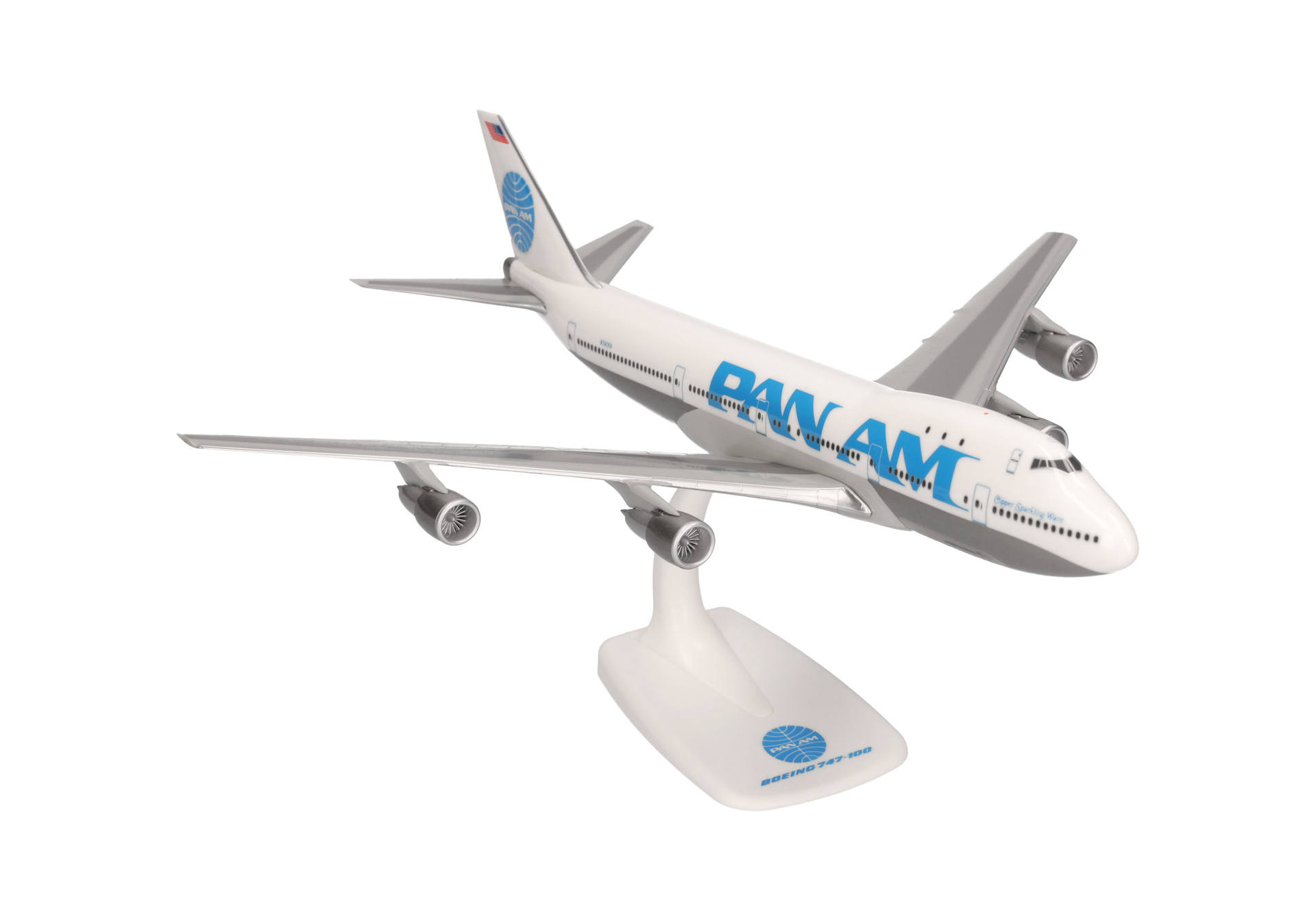 Pan Am Boeing 747-100 (billboard livery) – N741PA "Clipper Sparkling Wave"