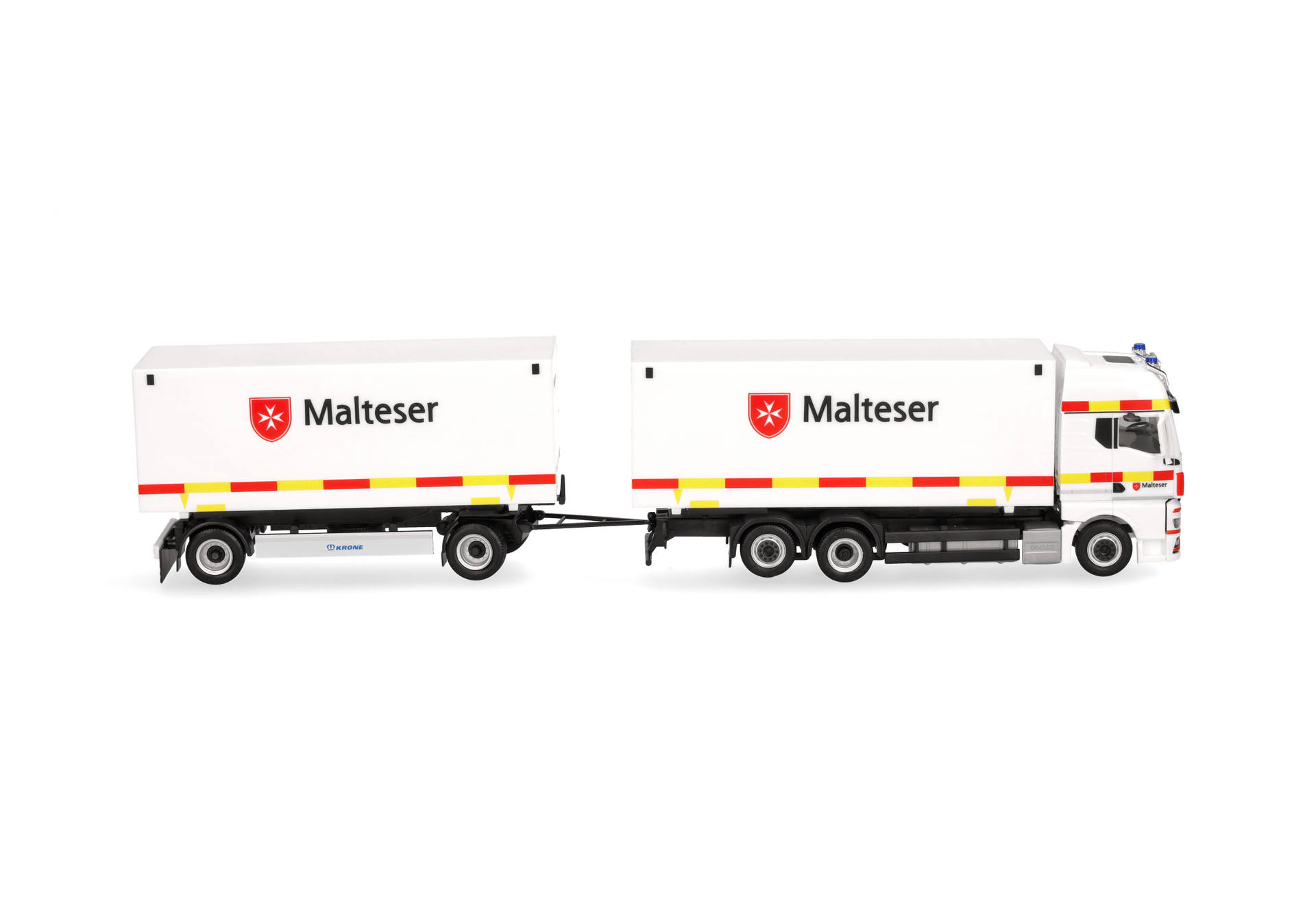 MAN TGX GX interchangeable box trailer truck "Malteser/Bad Reichenhall"