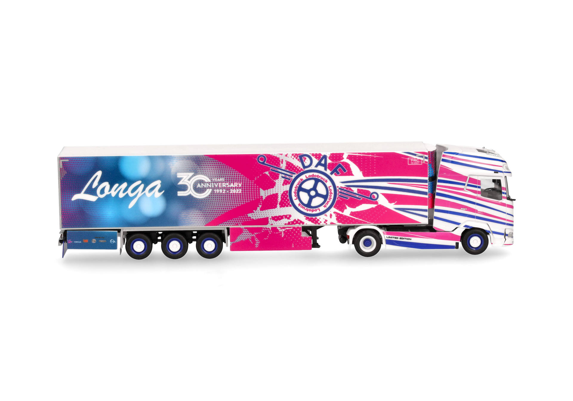 DAF XG+ refrigerated box semitrailer "Longa" (Italy/Luzzana)