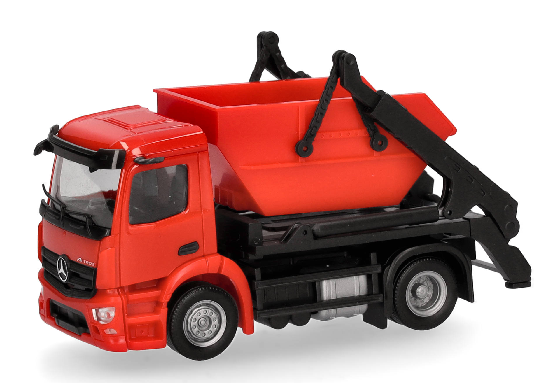 Herpa MiniKit: Mercedes-Benz Actros S skip loader AK12, red