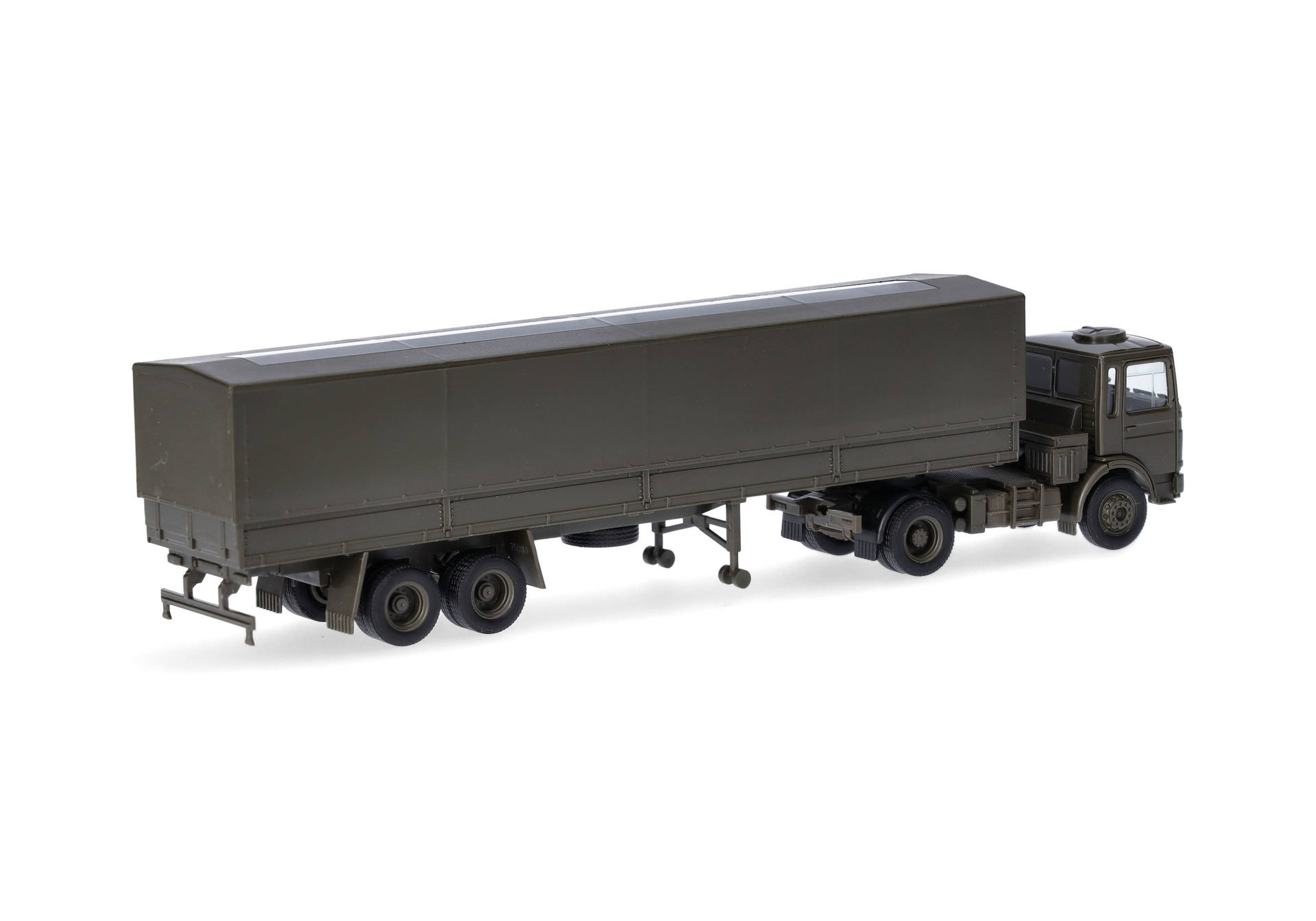 MAN F8 canvas semitrailer truck "Bundeswehr"(German Forces)