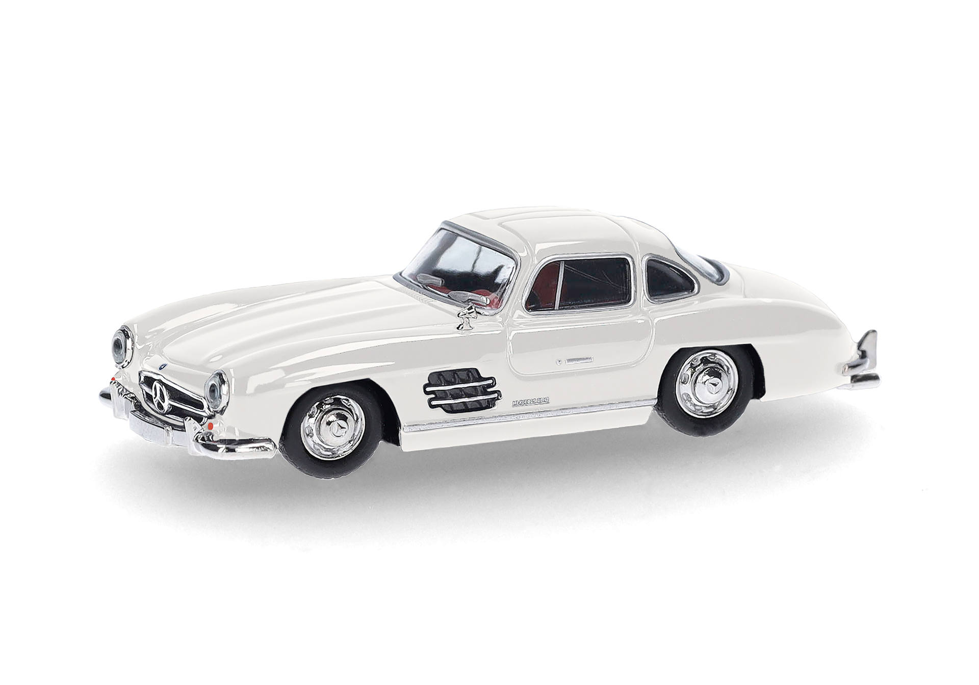 Mercedes-Benz 300 SL gull-winged doors, white