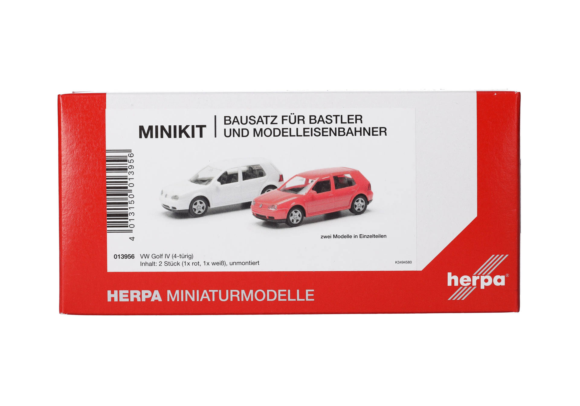 Herpa MiniKit: Volkswagen (VW) Golf IV 4-türig (2 Stück)