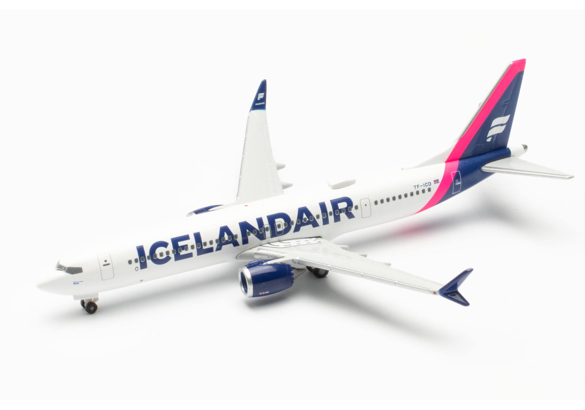 Icelandair Boeing 737 Max 9 - magenta tail stripe - TF-ICD "Baula"