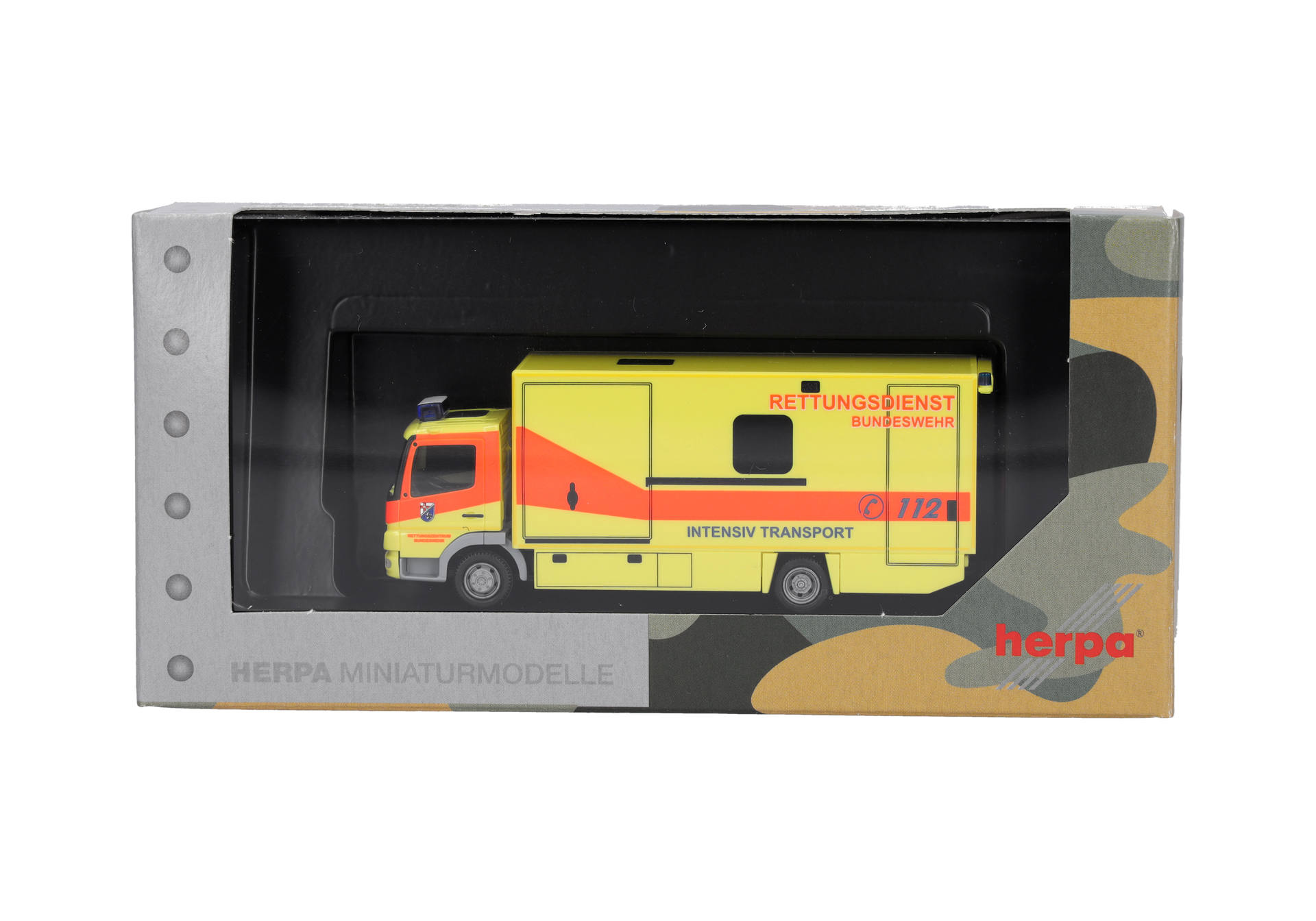 Mercedes-Benz Atego 2008 box truck "Bundeswehrkrankenhaus" (German military hospital)