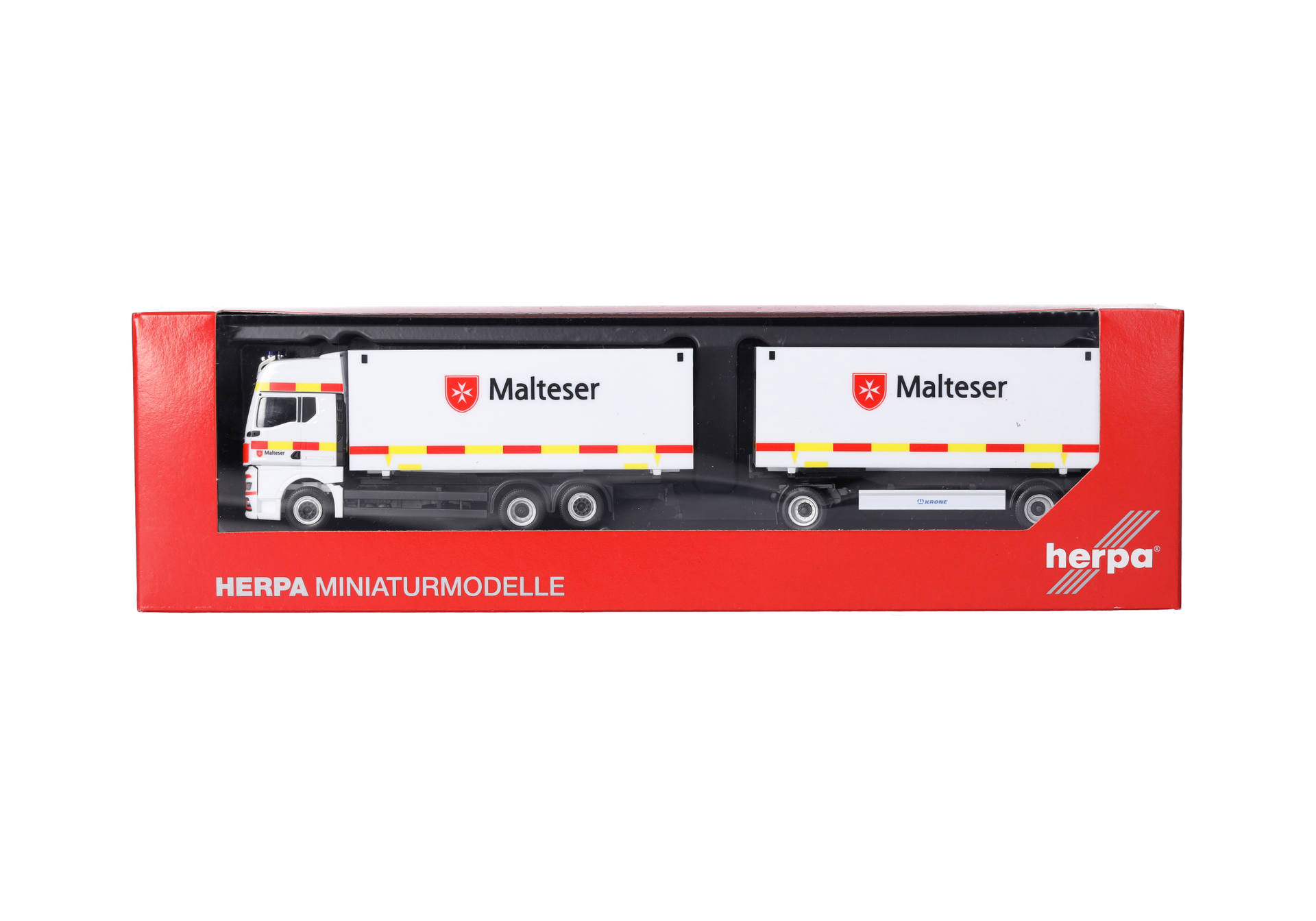 MAN TGX GX interchangeable box trailer truck "Malteser/Bad Reichenhall"