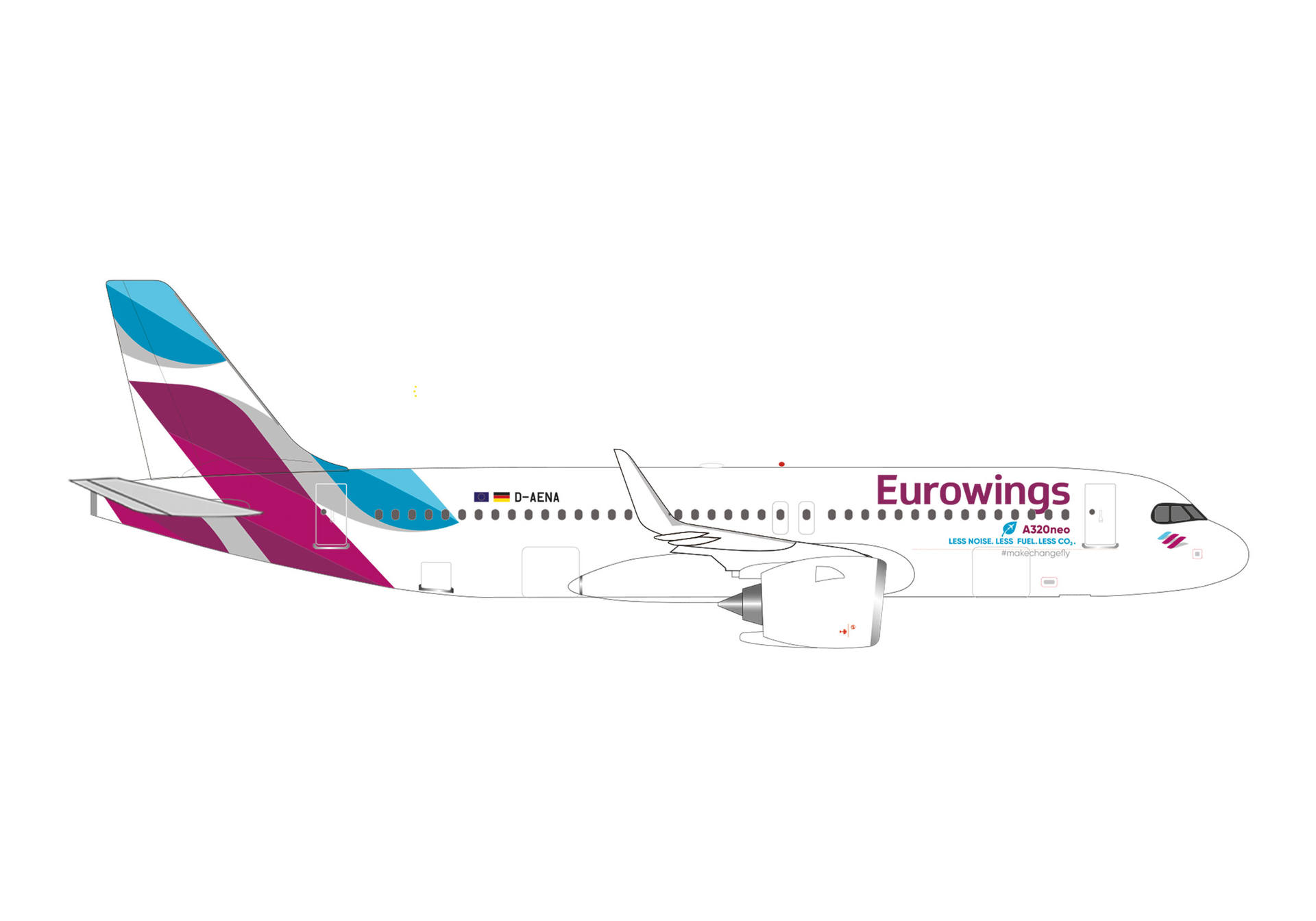 Eurowings Airbus A320neo - D-AENA