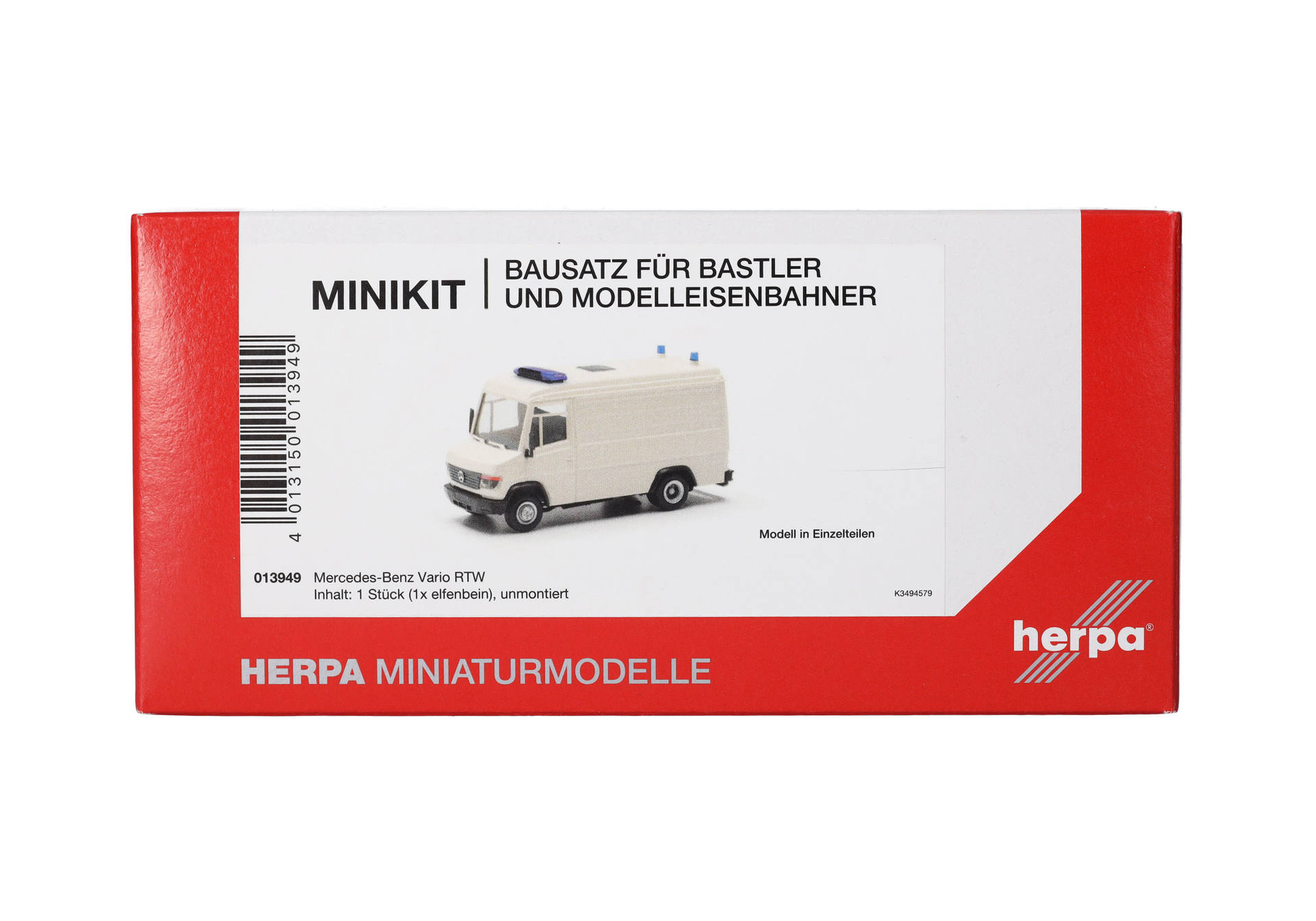 Herpa MiniKit: Mercedes-Benz Vario Rettungswagen (1 Stück)