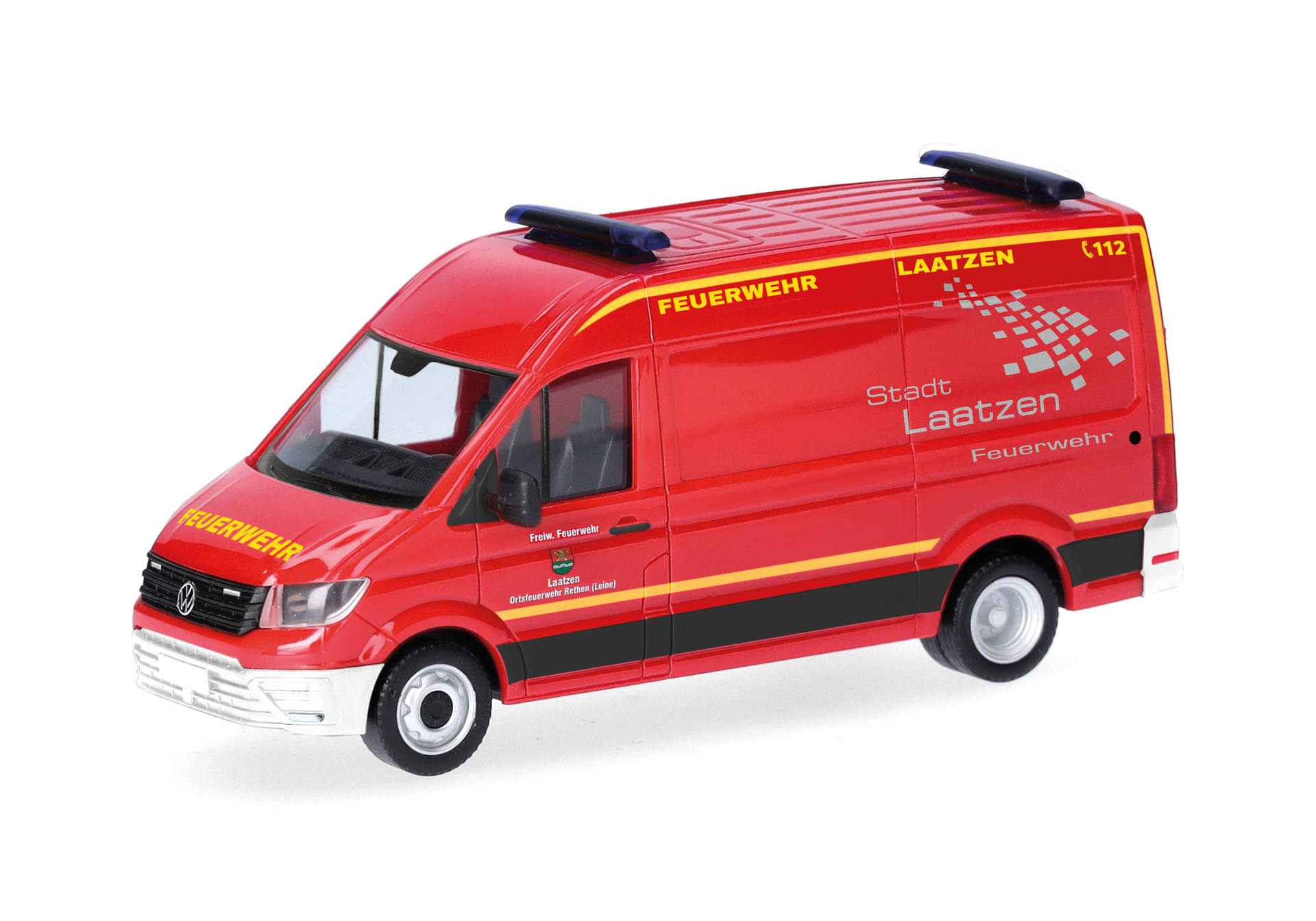 Volkswagen (VW) Crafter box high roof "fire brigade Laatzen" (Lower Saxony/Laatze