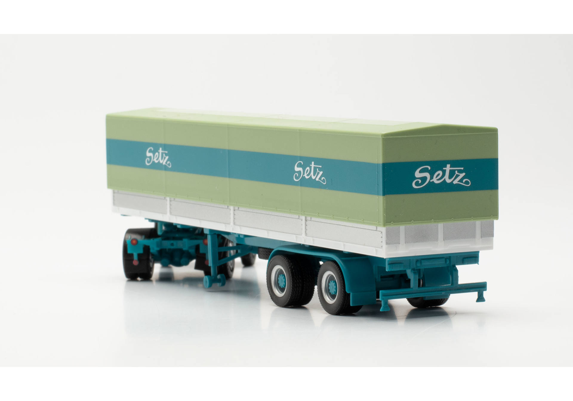 Scania Vabis LB 76 tarpaulin semitrailer truck „Setz“