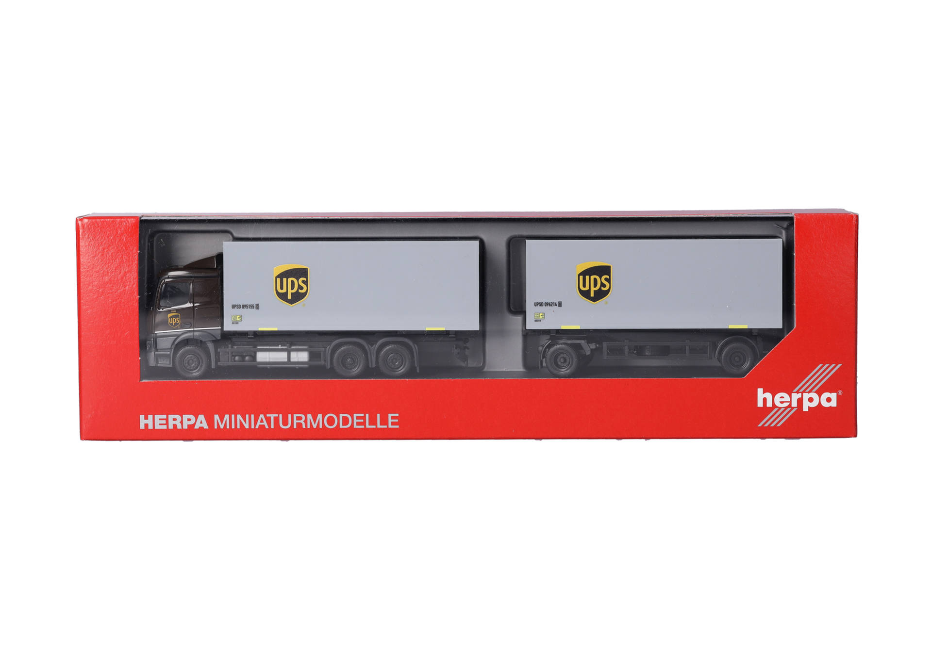 Mercedes-Benz Actros Classicspace interchangeable box trailer truck "UPS"