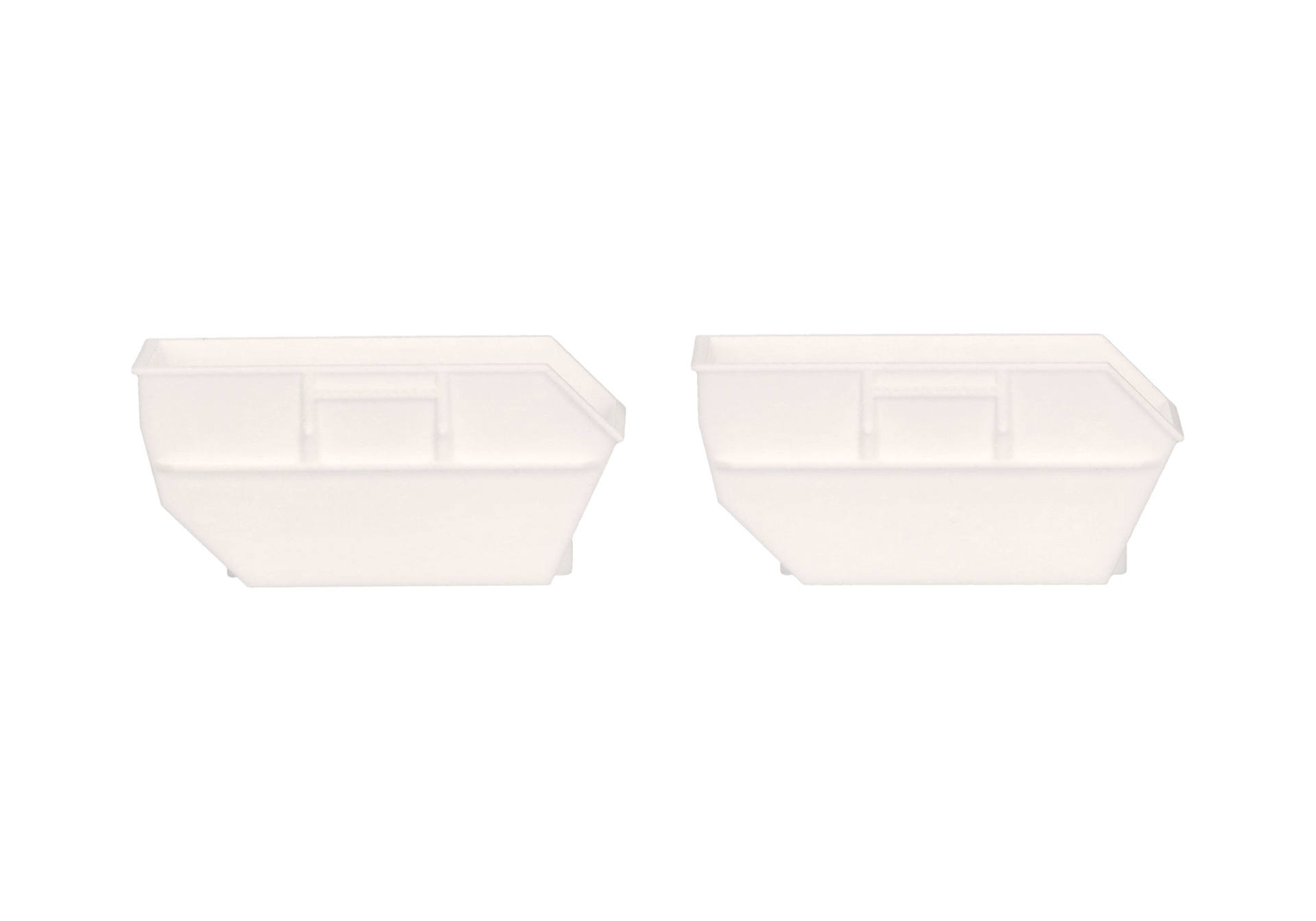 Skip tray 15m³ for AK16, white (2 pieces)