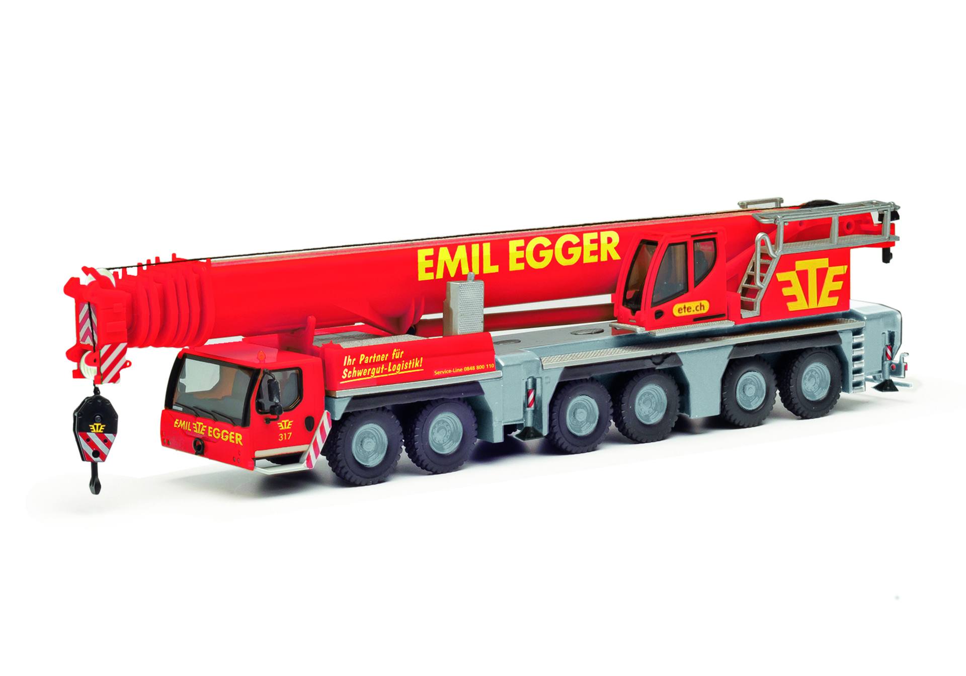 Liebherr mobile crane LTM 1300-6.2 "Emil Egger" (Swiss / Härkingen)
