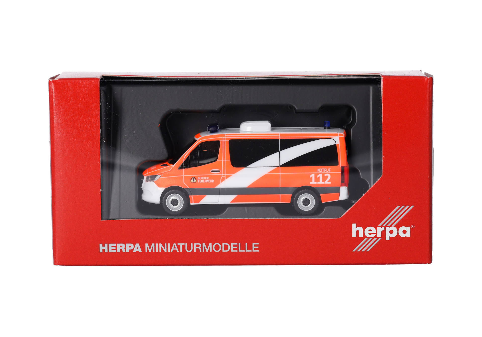 Mercedes-Benz Sprinter '18 bus flat roof "Fire Brigade Berlin / Berliner Feuerwehr"