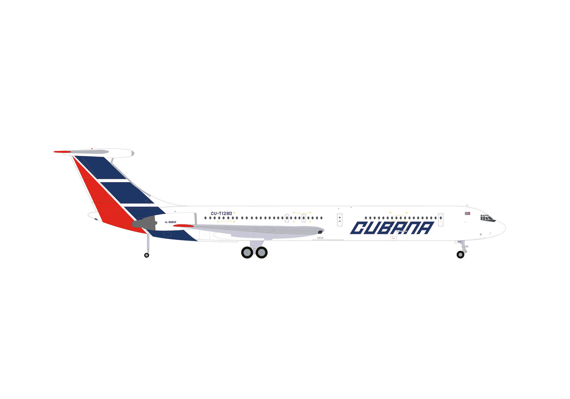 Cubana de Aviación Ilyushin IL-62M - T1280