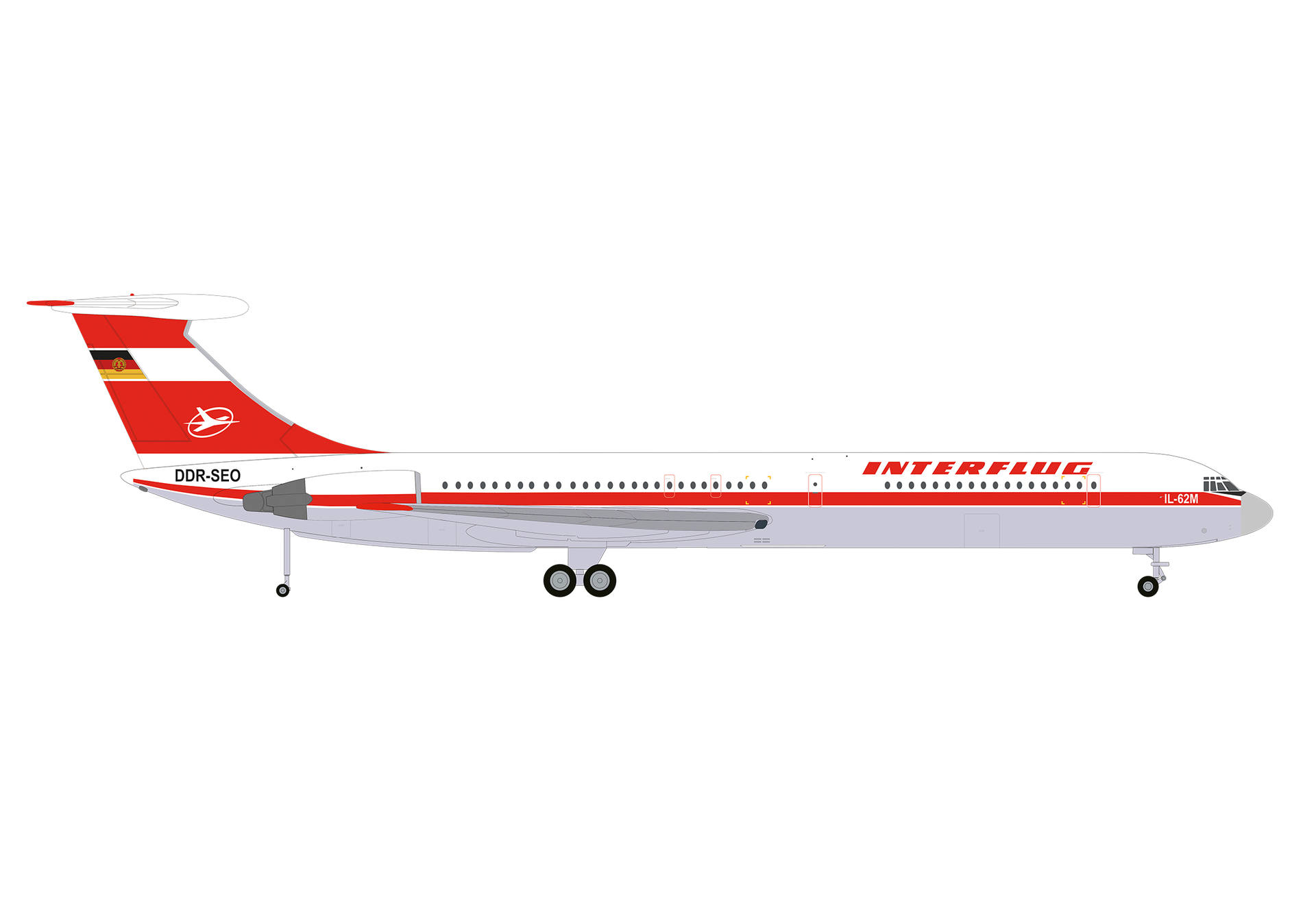 Interflug Ilyushin IL-62M