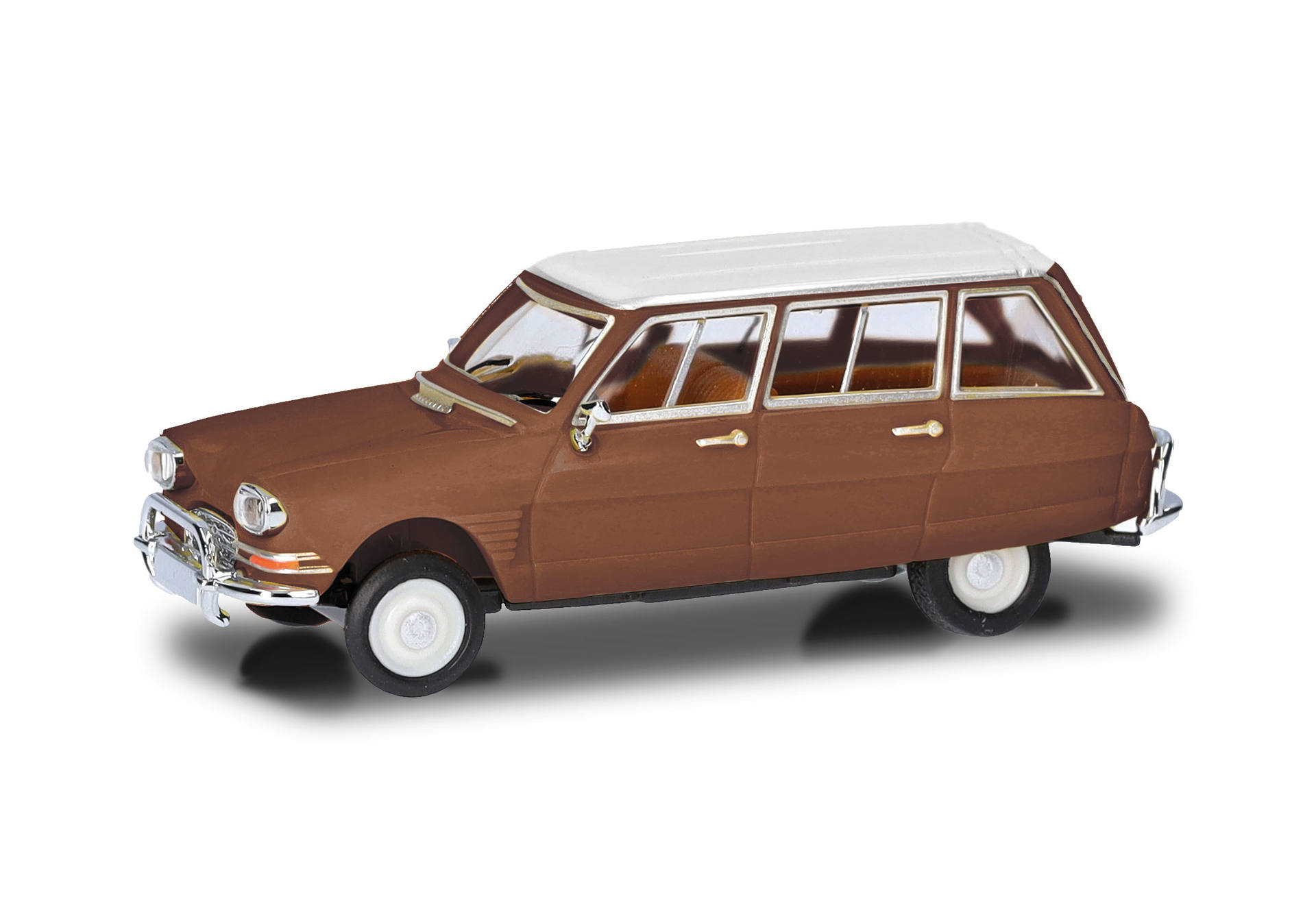 Citroën AMI 6 Break, brown (roof white)