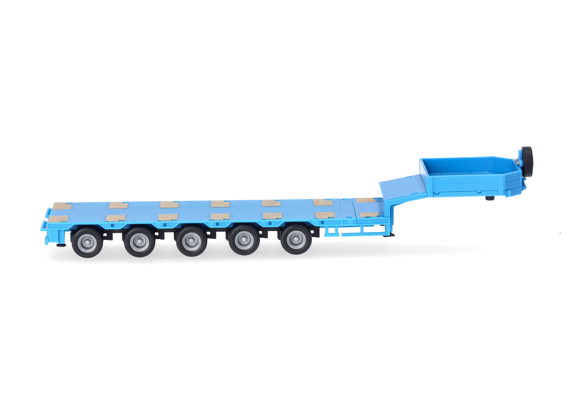 Goldhofer semitrailer 5axles, sky blue