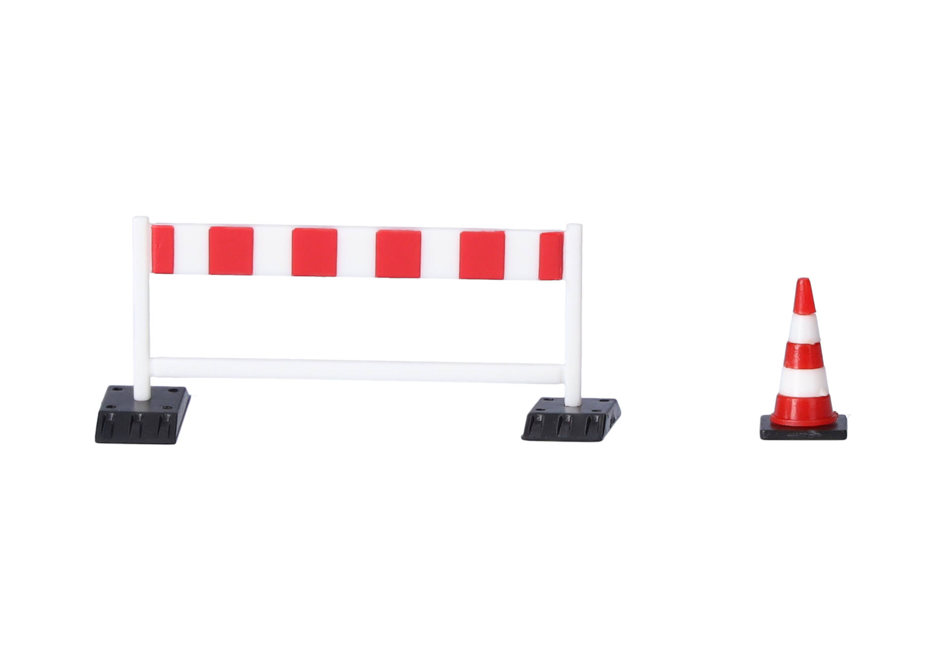 Accessory traffic cones (20 pieces), barriers (5 pieces), red/white