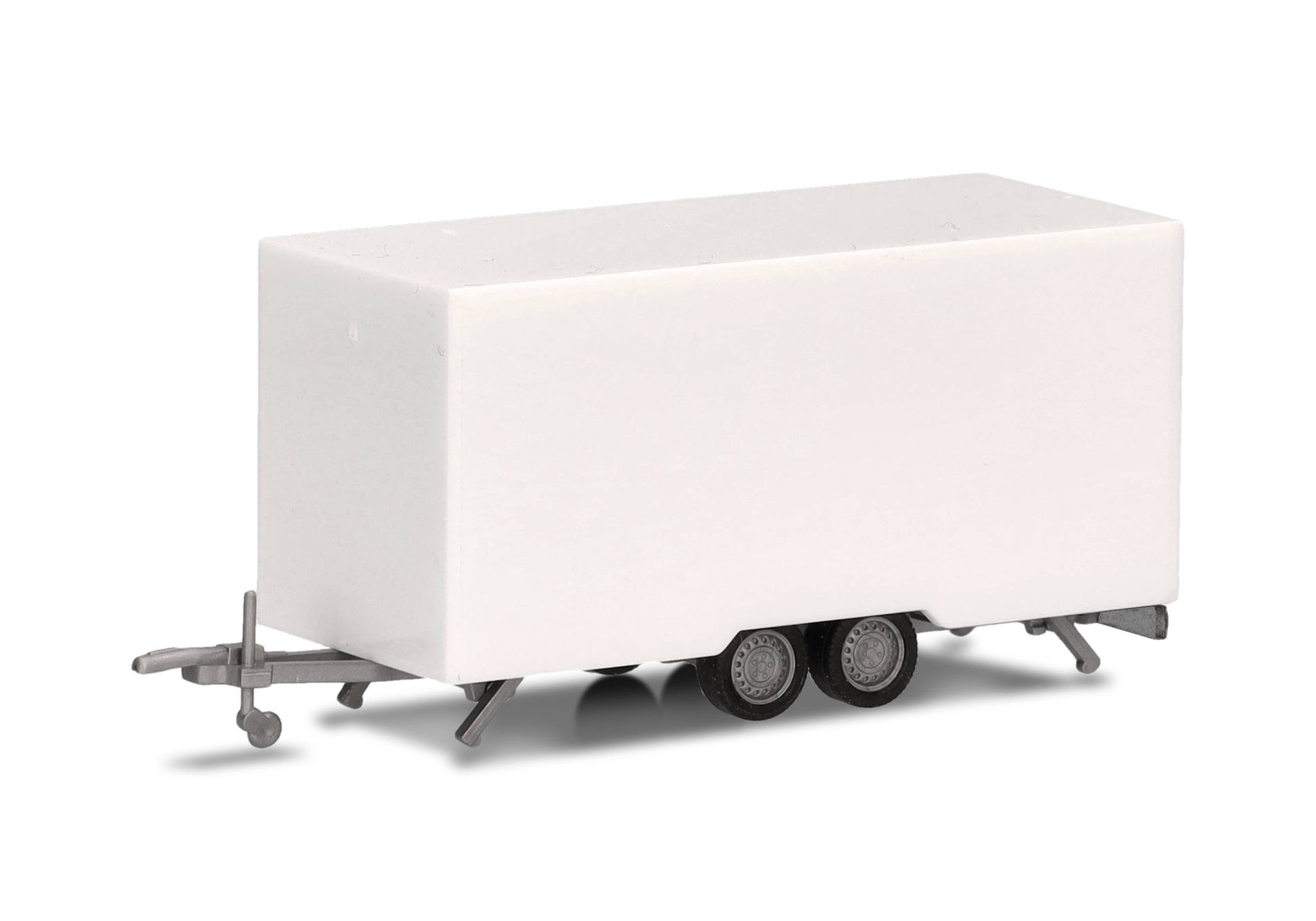 Box trailer 4,7m for cars and vans, white