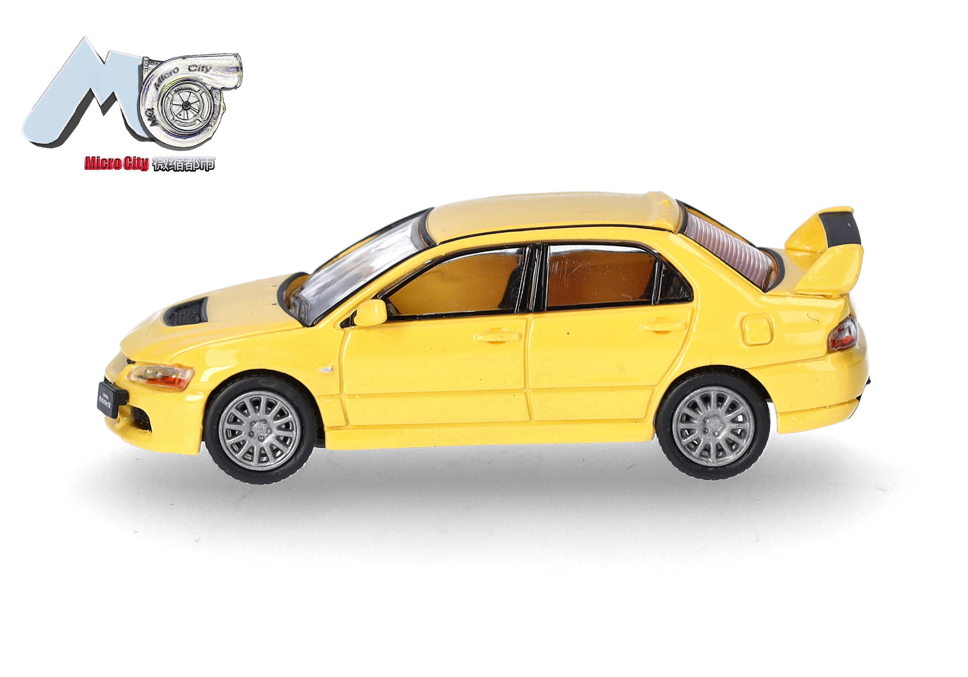 MicroCity: Mitsubishi Lancer Evolution 9 (2005-2007), yellow