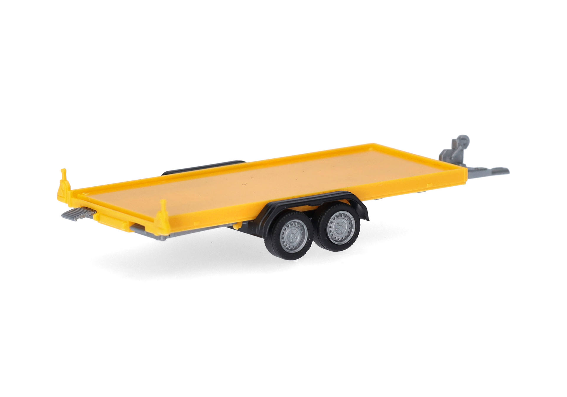 Transport trailer for passenger cars 2-axles, yellow