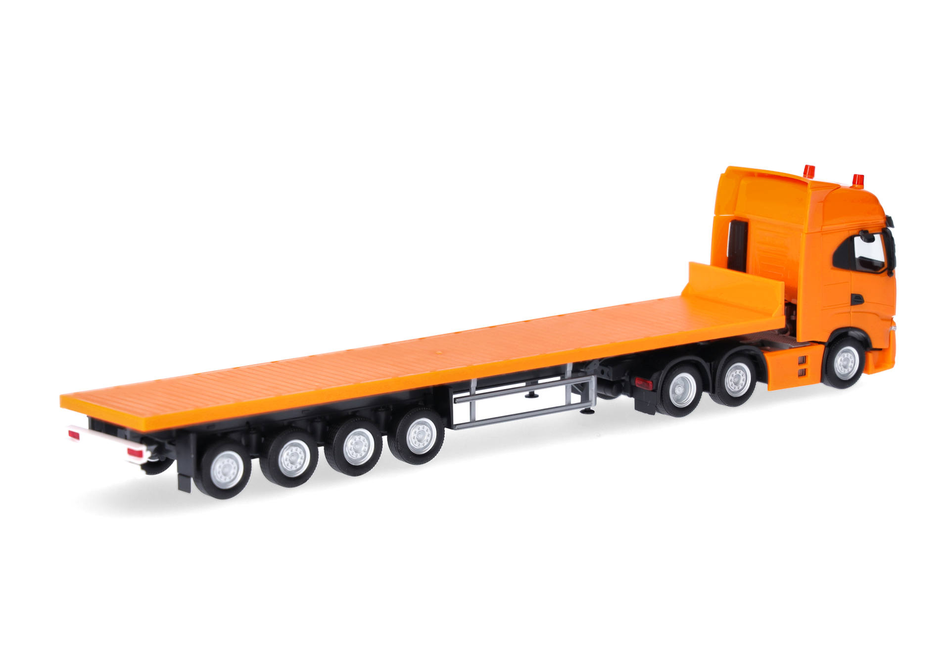 Iveco S-Way 6x2 Flachbett-Sattelzug, kommunalorange