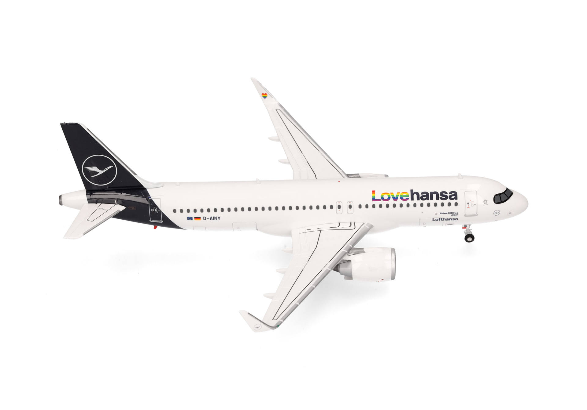 Lufthansa Airbus A320neo "Lovehansa" – D-AINY "Lingen"