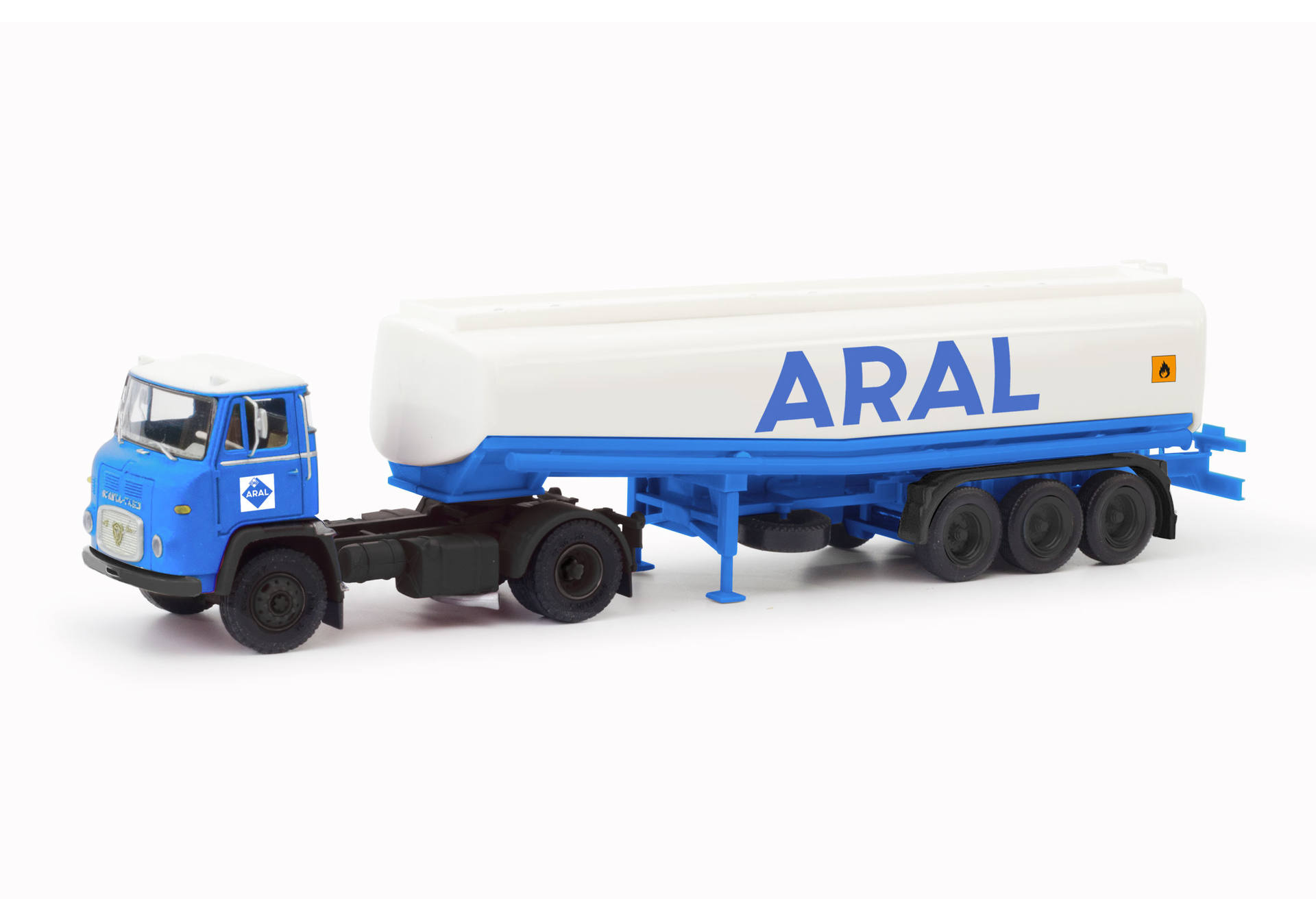 Scania Vabis LB 76 fuel tank semitrailer truck "Aral"