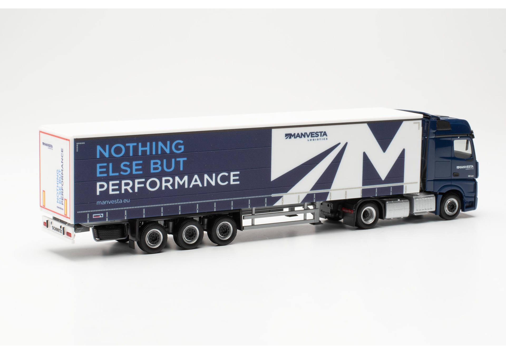 Mercedes-Benz Actros '18 L Bigspace curtain canvas semitrailer truck 'MANVESTA'