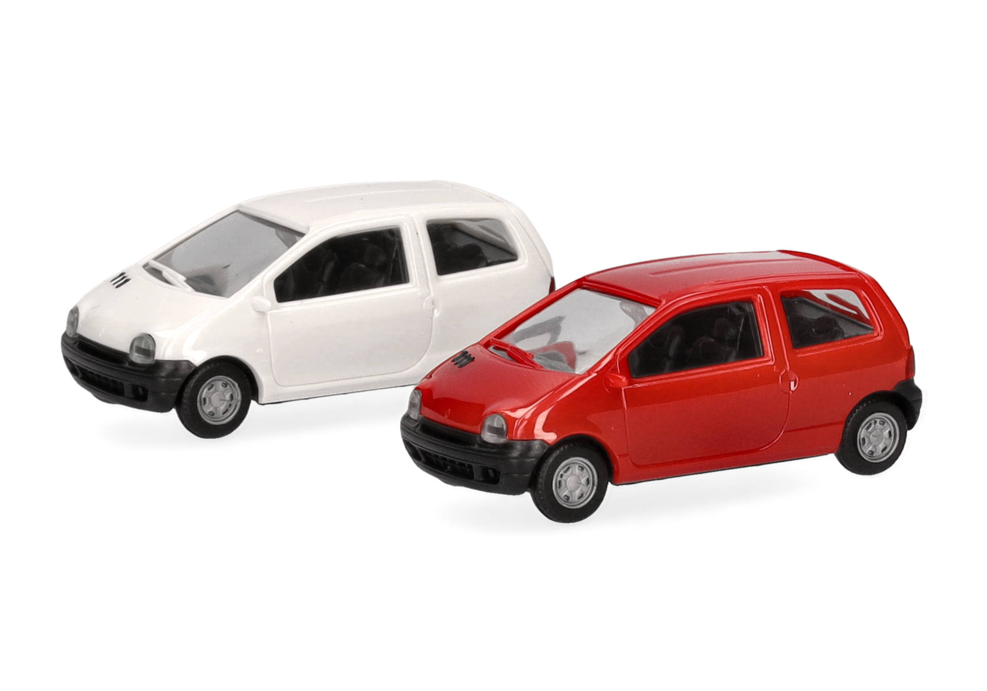 Herpa MiniKit: Renault Twingo, set of 2, vermehlo vivo/jaune vanille