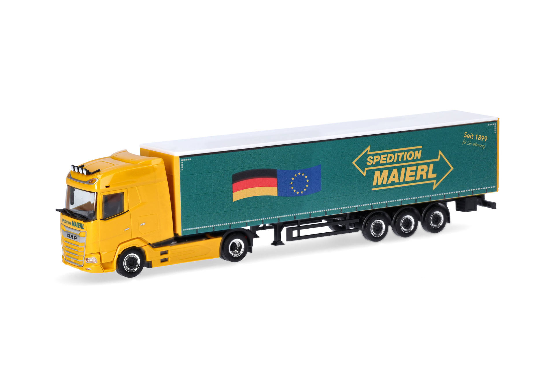 DAF XG curtain canvas semitrailer truck „Spedition Maierl GmbH”