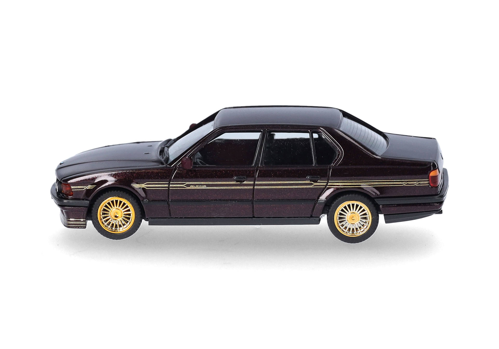 BMW Alpina B11 3,5-Liter, burgundrot metallic, Dekor gold