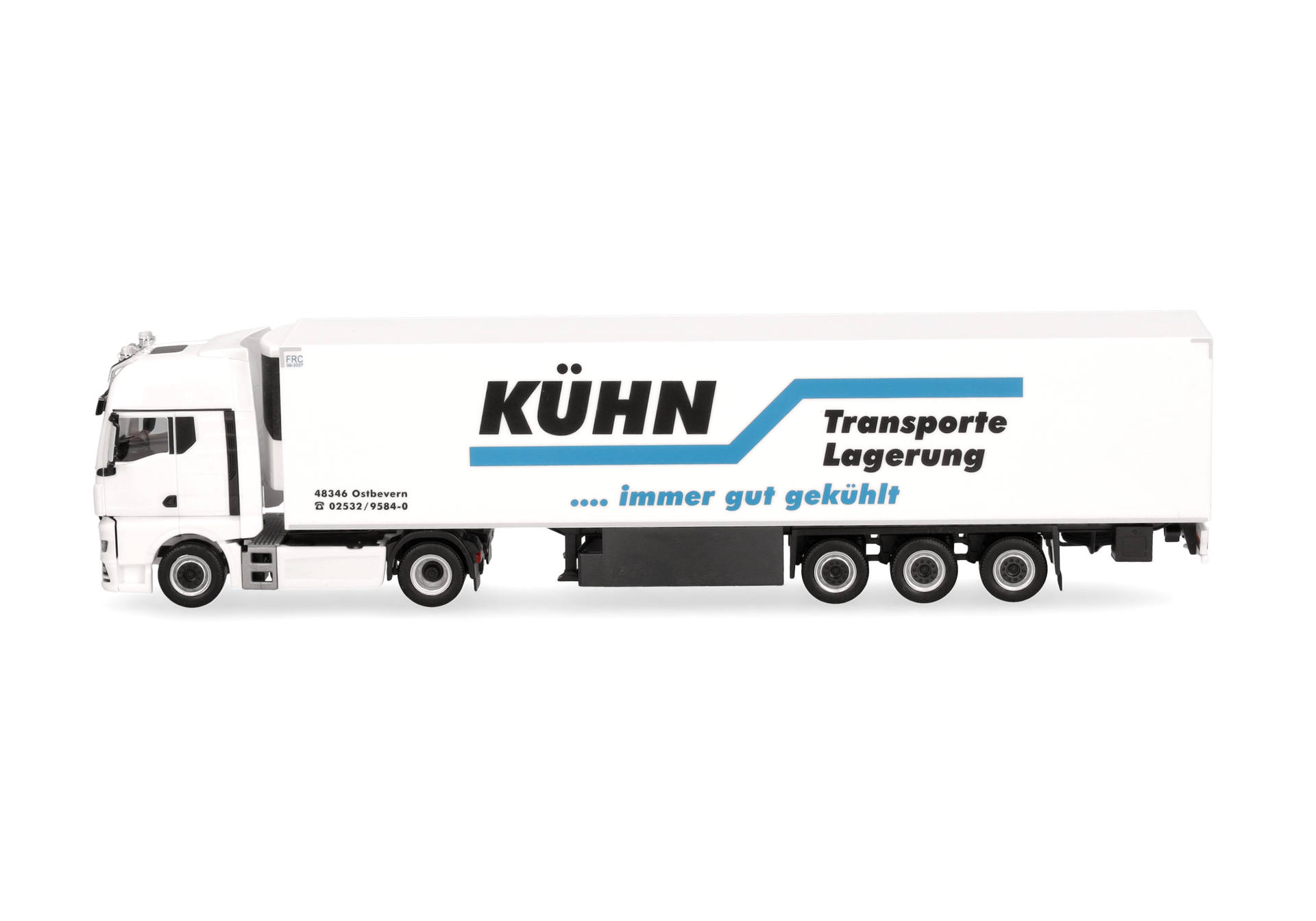 MAN TGX GX Kühlkoffer-Sattelzug "Kühn Kühltransporte" (Nordrhein-Westfalen/Ostbevern)