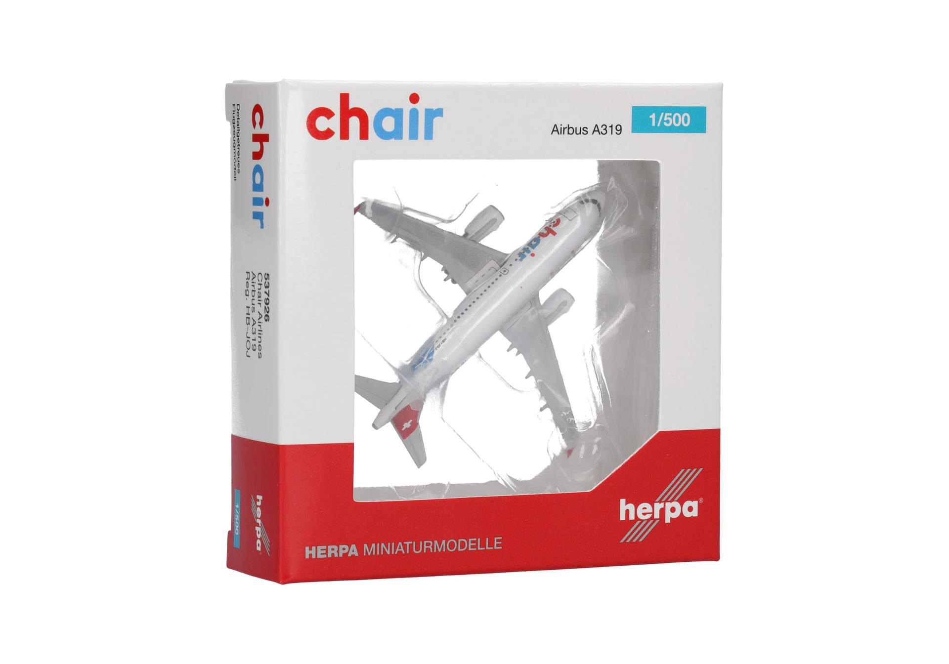 Chair Airlines Airbus A319 – HB-JOJ