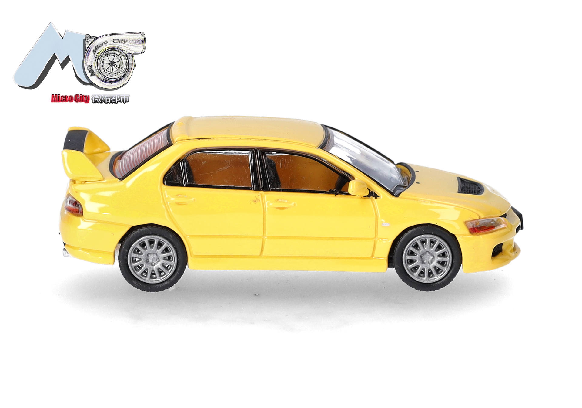 MicroCity: Mitsubishi Lancer Evolution 9 (2005-2007), yellow