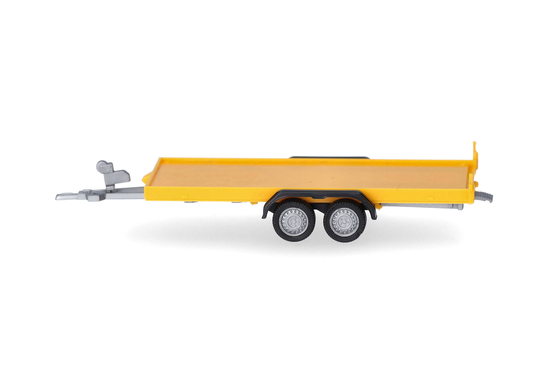 Transport trailer for passenger cars 2-axles, yellow