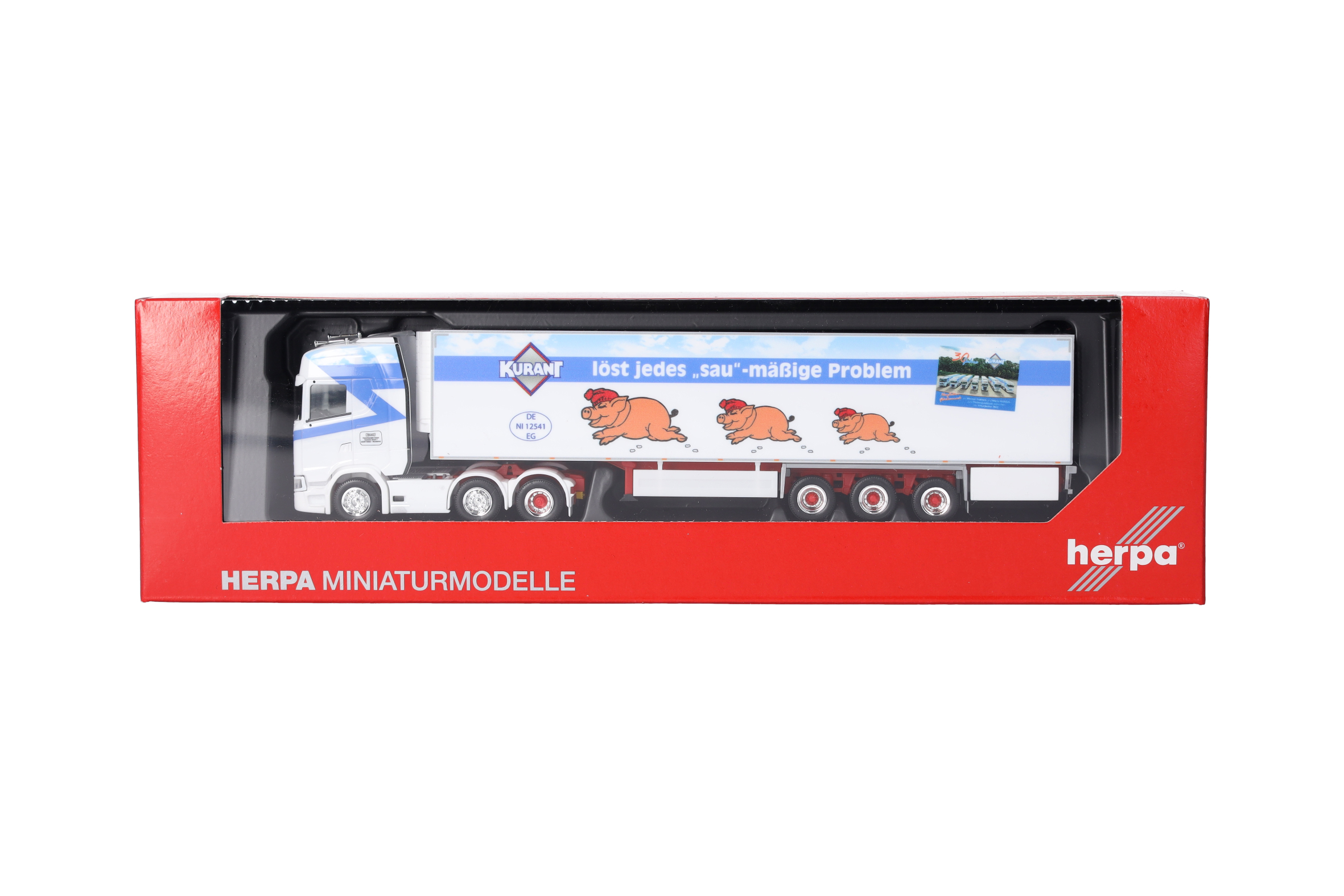 Scania CS 20 HD refrigerated box semitrailer Kurant Fleisch (Lower Saxony  / Hatten)