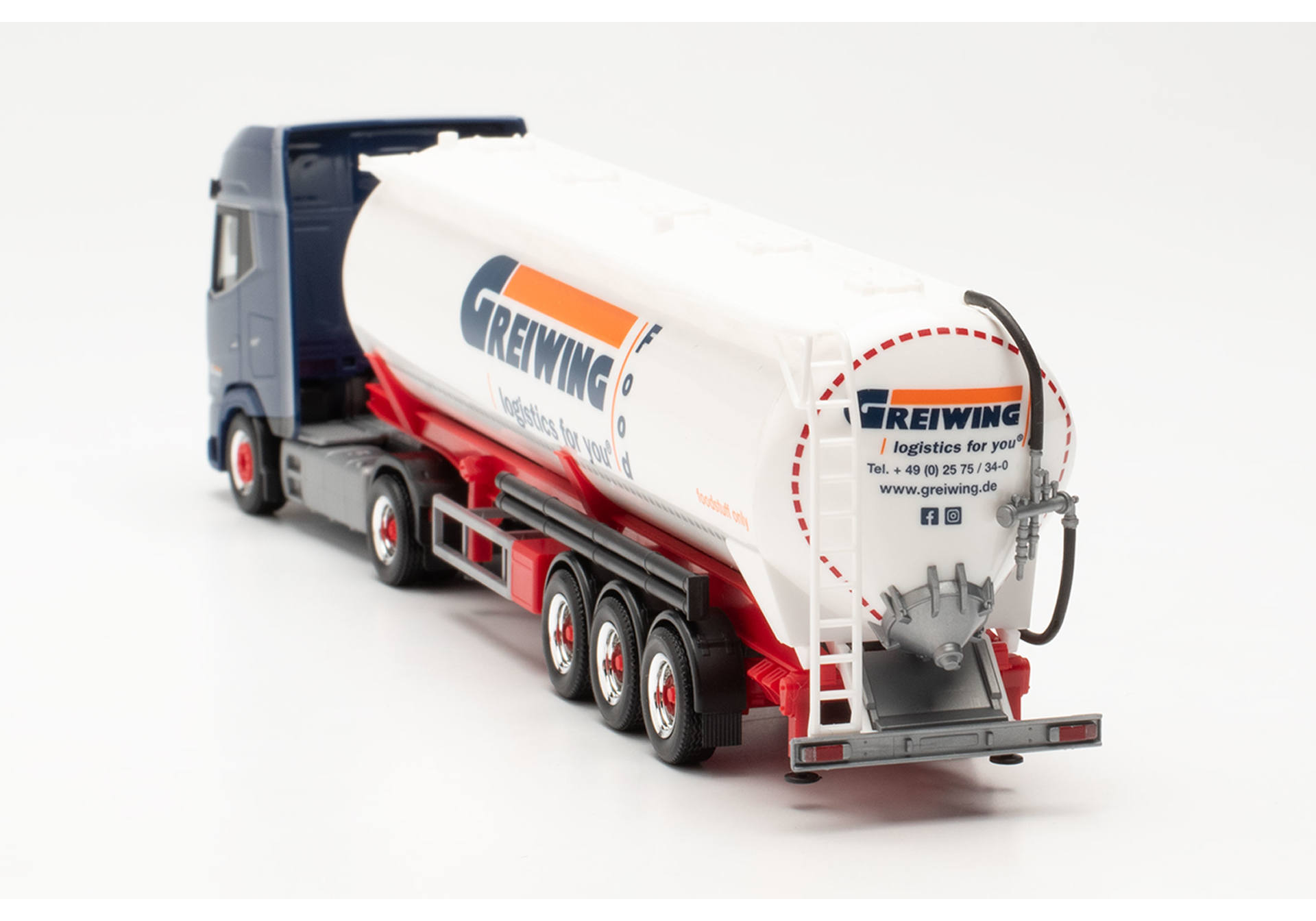 DAF XG Plus HD silo semitrailer truck Feldbinder 60m³ Food „Greiwing”