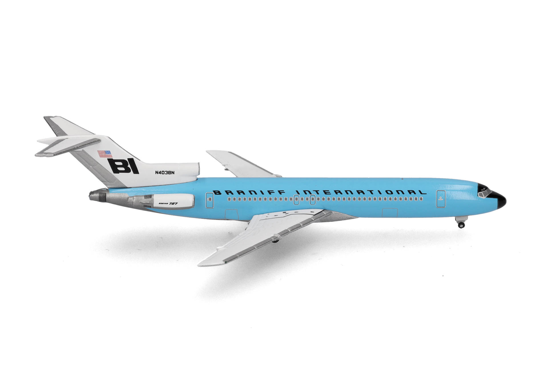 Braniff International Boeing 727-200 - Solid New Dark Blue - N403BN