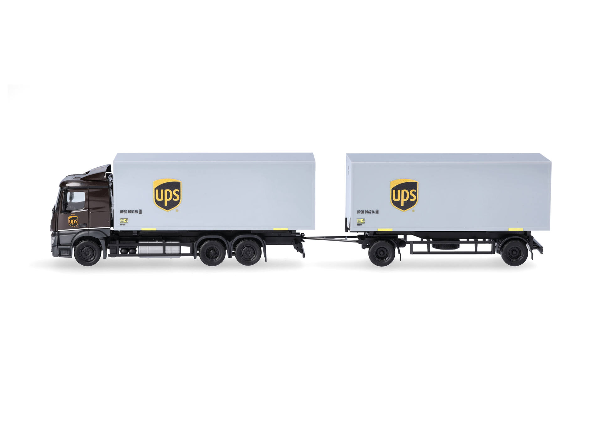 Mercedes-Benz Actros Classicspace interchangeable box trailer truck "UPS"