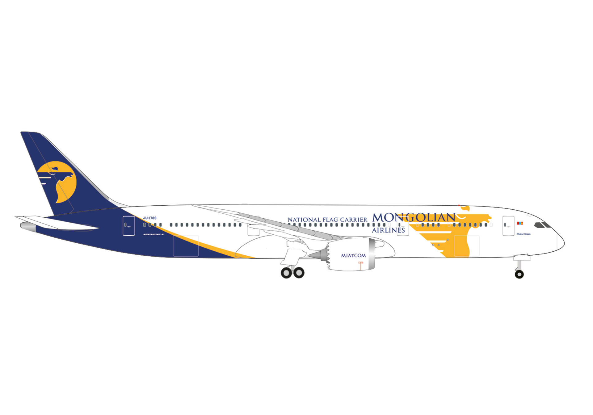 MIAT - Mongolian AIrlines Boeing 787-9 Dreamliner