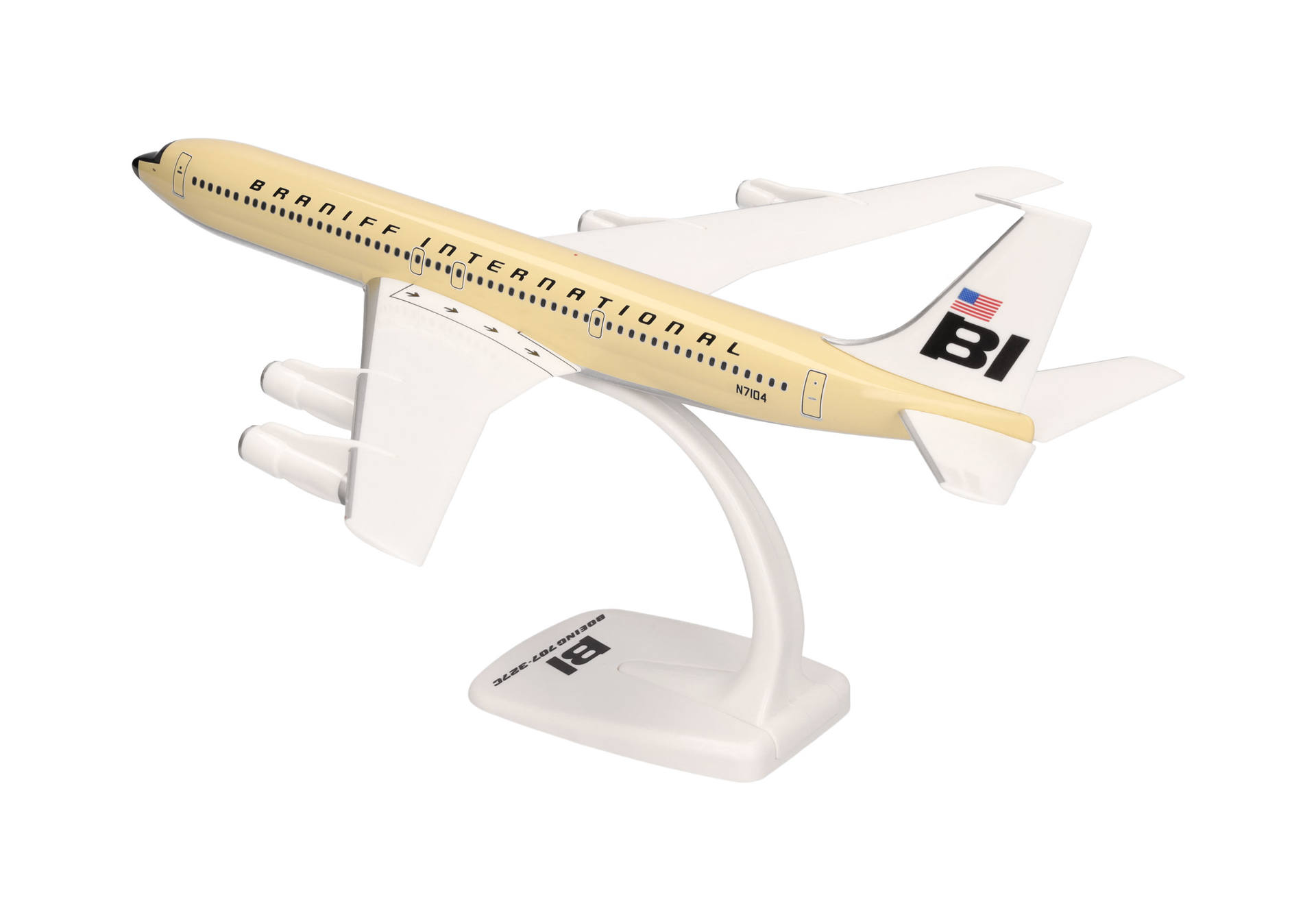 Braniff International Boeing 707-320 - Solid beige